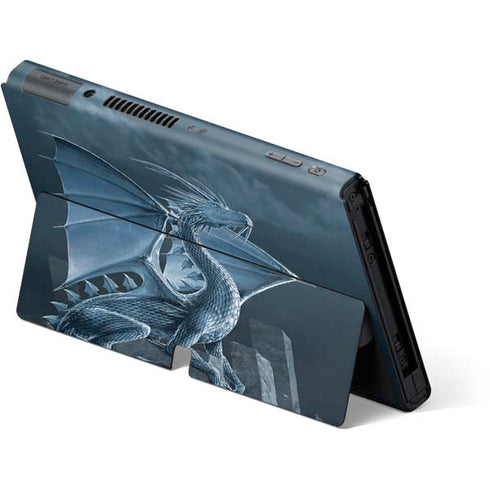 Vincent Hie Silver Dragon Nintendo Switch OLED (2021) Skin